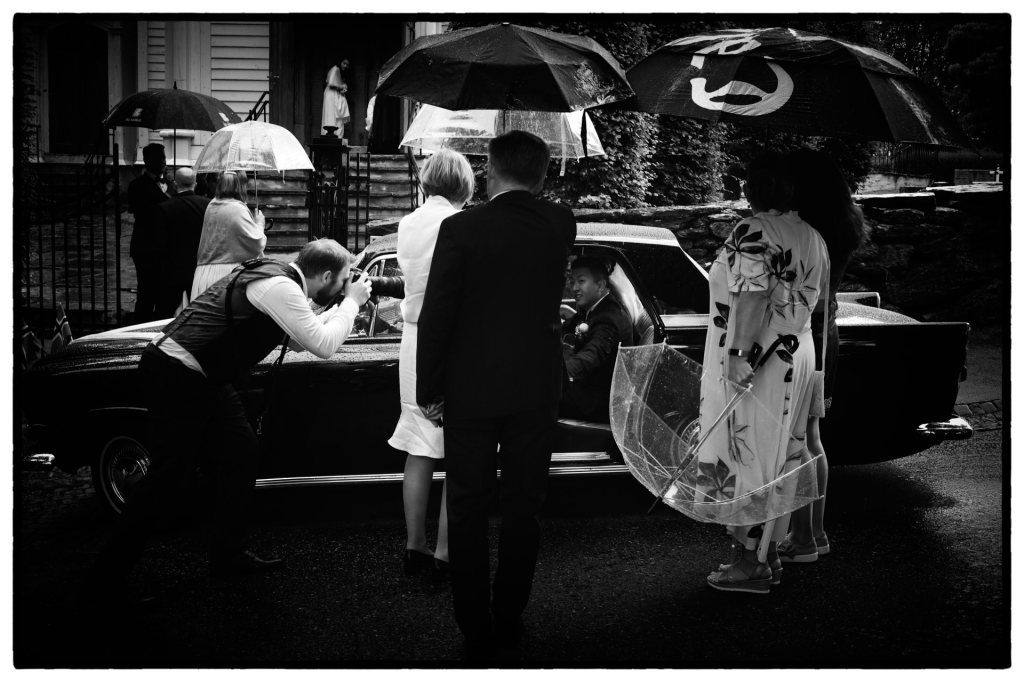 Bystander at wedding